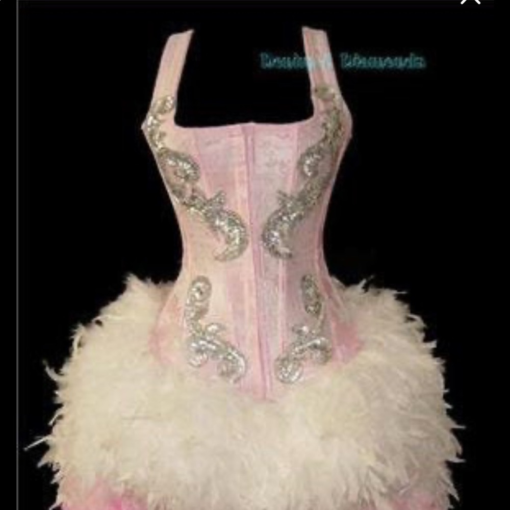 Fantasy Masquerade Moulin Corset Costume